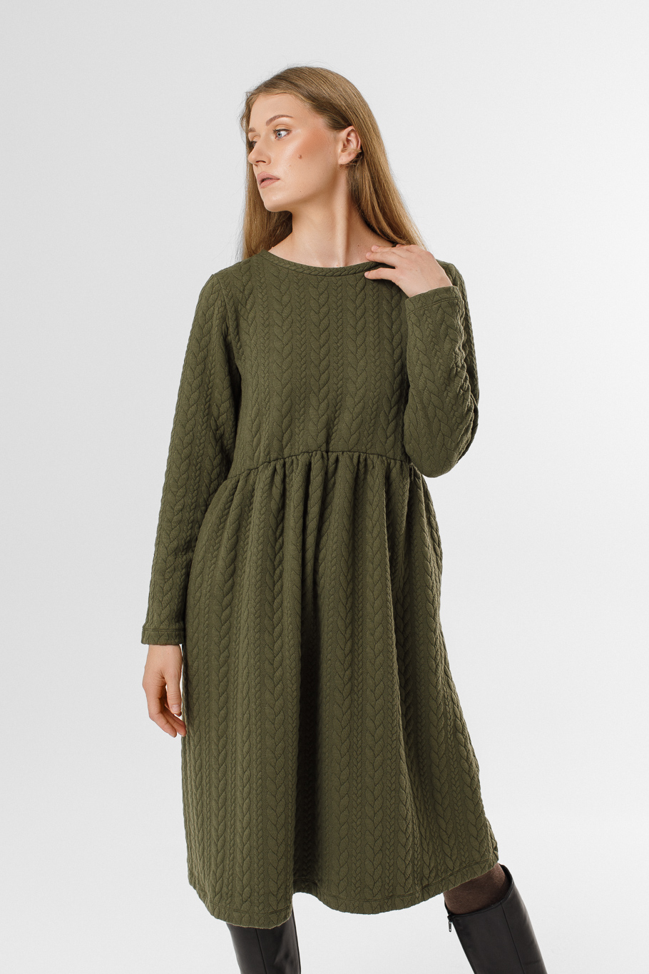 SULA GREEN dress - Image 3