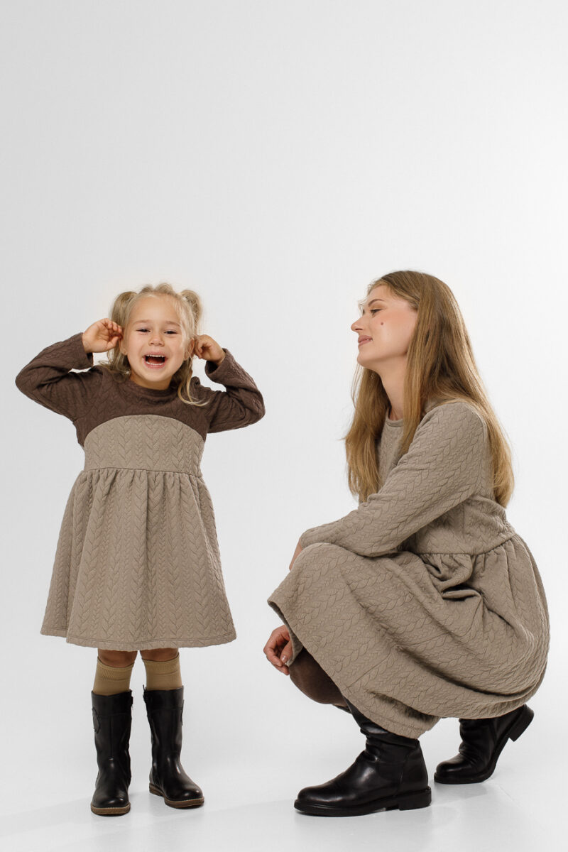 SULUTE CAPPUCCINO dress