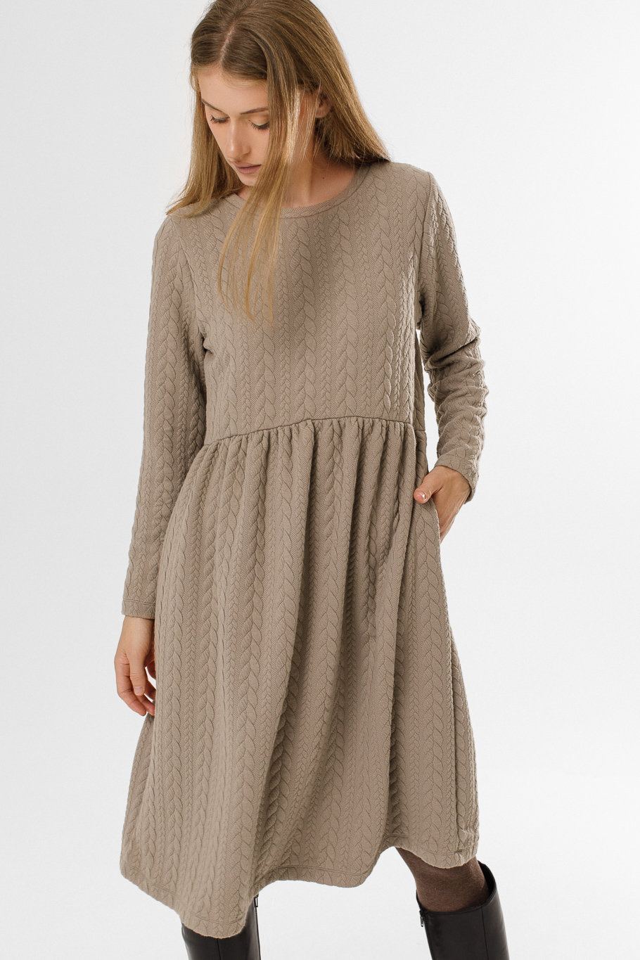 SULA CAPPUCCINO dress - Image 2